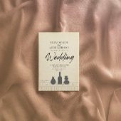 抽象芸術静止寿命 |ボホ結婚式招待状 招待状