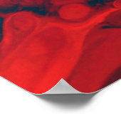 抽象芸術静脈 ポスター (角)