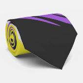 抽象芸術非バイナリプライドフラグ ネクタイ (ロール)