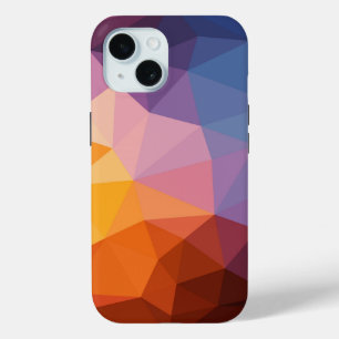 抽象芸術非対称三角形 iPhone 15ケース