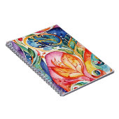 抽象芸術面アートワーク1207 – スパイラルノートブック ノートブック (右側)