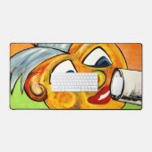 抽象芸術面 デスクマット (キーボード&マウス)