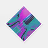 抽象芸術音楽ヴァイオリン発表会 スタンダードランチョンナプキン (角)