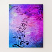 抽象芸術音楽 ジグソーパズル (縦)