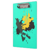 抽象芸術音符クリップボード クリップボード (左)