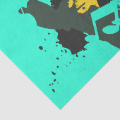 抽象芸術音符ティッシュペーパー 薄葉紙 (詳細)