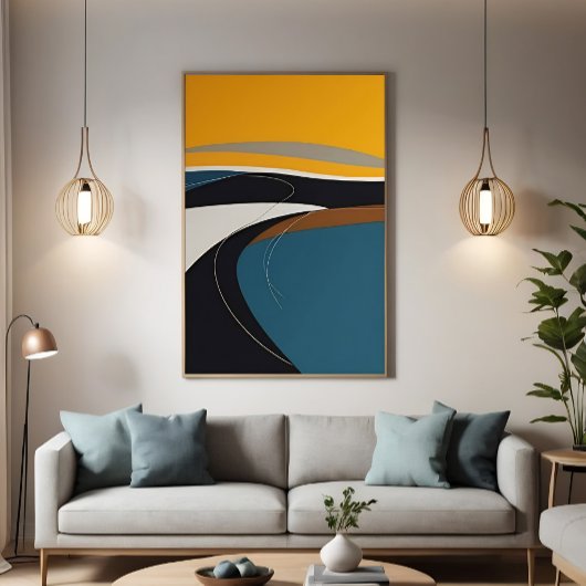 抽象芸術響 キャンバスプリント