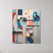 抽象芸術領域 キャンバスプリント (正面)