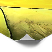 抽象芸術顔アート – トーン ポスター (角)