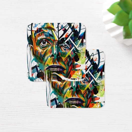 抽象芸術顔エイリアン (デスク)