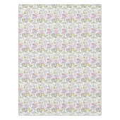 抽象芸術顔フィンガードールラインアート テーブルクロス (正面)