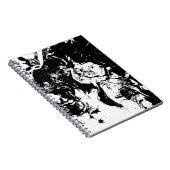 抽象芸術顔付随美術手帳 ノートブック (右側)