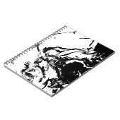 抽象芸術顔付随芸術スパイラルノート ノートブック (左側)