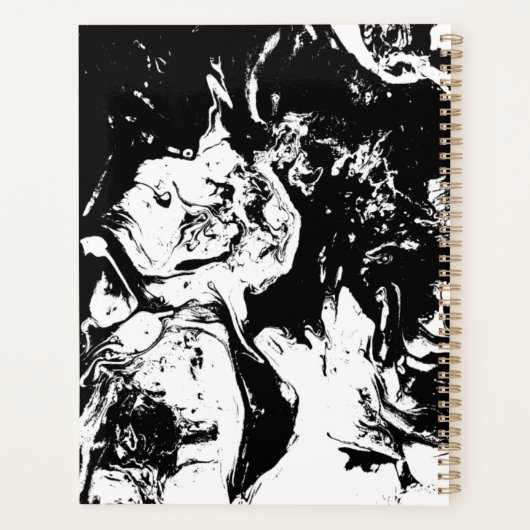 抽象芸術顔付随芸術プランナー プランナー手帳 (裏面)