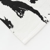 抽象芸術顔付随芸術 フリースブランケット (角)