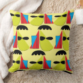 抽象芸術顔抽象芸術アート クッション (ブランケット)