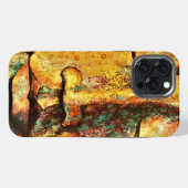 抽象芸術顔芸術 iPhoneケース (裏面横)