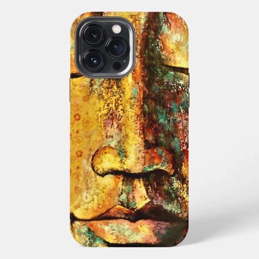 抽象芸術顔芸術 iPhoneケース (裏面)