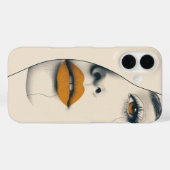 抽象芸術顔電話ケース Case-Mate iPhoneケース (裏面 (横))