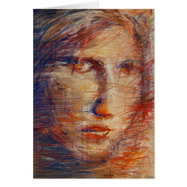 抽象芸術顔 (正面)