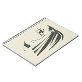 抽象芸術顔。 ノートブック (左側)