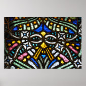 抽象芸術顔 ポスター (正面)