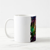 抽象芸術顔（記号あり） コーヒーマグカップ (左)