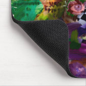 抽象芸術顔（記号あり） マウスパッド (コーナー)