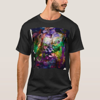 抽象芸術顔（記号あり） Tシャツ
