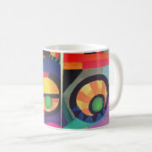 抽象芸術顔#1 コーヒーマグカップ (正面右)