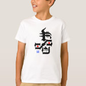 抽象芸術顔 Tシャツ (正面)