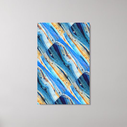 抽象芸術風化納屋ボード キャンバスプリント (正面)