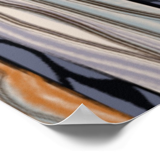 抽象芸術風景仏炎芸術ポスター ポスター (角)