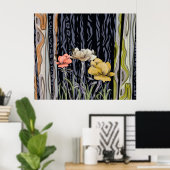 抽象芸術風景仏炎芸術ポスター ポスター (ホームオフィス)