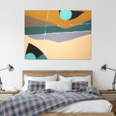 抽象芸術風景油絵画キャンバス印刷 キャンバスプリント (インサイチュ (寝室))