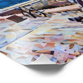 抽象芸術風景海景色と人 フォトプリント            (角)