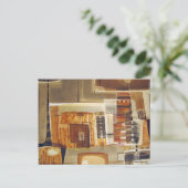 抽象芸術風景Potosiボリビア25.75 x 22 ポストカード (スタンド正面)