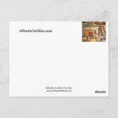 抽象芸術風景Potosiボリビア25.75 x 22 ポストカード (裏面)