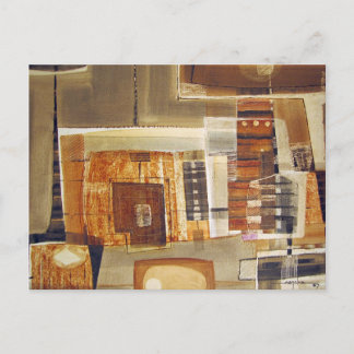 抽象芸術風景Potosiボリビア25.75 x 22 ポストカード