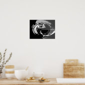 抽象芸術風車2 ポスター (キッチン)