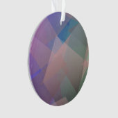 抽象芸術飛んでいる粒子 |幾何形状 オーナメント (正面)