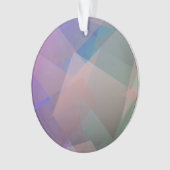 抽象芸術飛んでいる粒子 |幾何形状 オーナメント (正面)