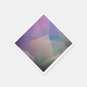 抽象芸術飛んでいる粒子 |幾何形状 スタンダードカクテルナプキン (角)