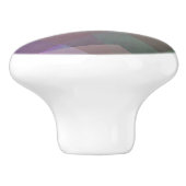 抽象芸術飛んでいる粒子 |幾何形状 セラミックノブ (側面)