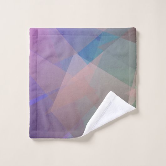 抽象芸術飛んでいる粒子 |幾何形状 バスタオルセット (ウォッシュタオル)