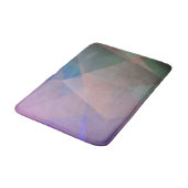 抽象芸術飛んでいる粒子 |幾何形状 バスマット (アングル)