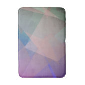 抽象芸術飛んでいる粒子 |幾何形状 バスマット (正面縦)