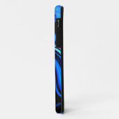 抽象芸術食べ物を与えズザブルークジラ Case-Mate iPhoneケース (裏面/左)