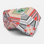 抽象芸術飾りストライプのフォークethon triba ネクタイ (ロール)