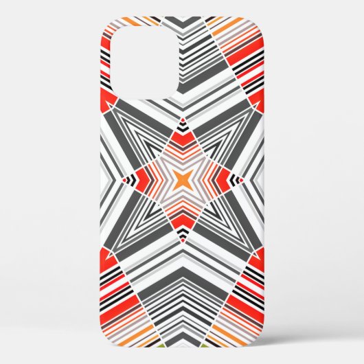 抽象芸術飾り裏ストライプの打ち Case-Mate iPhoneケース (裏面)